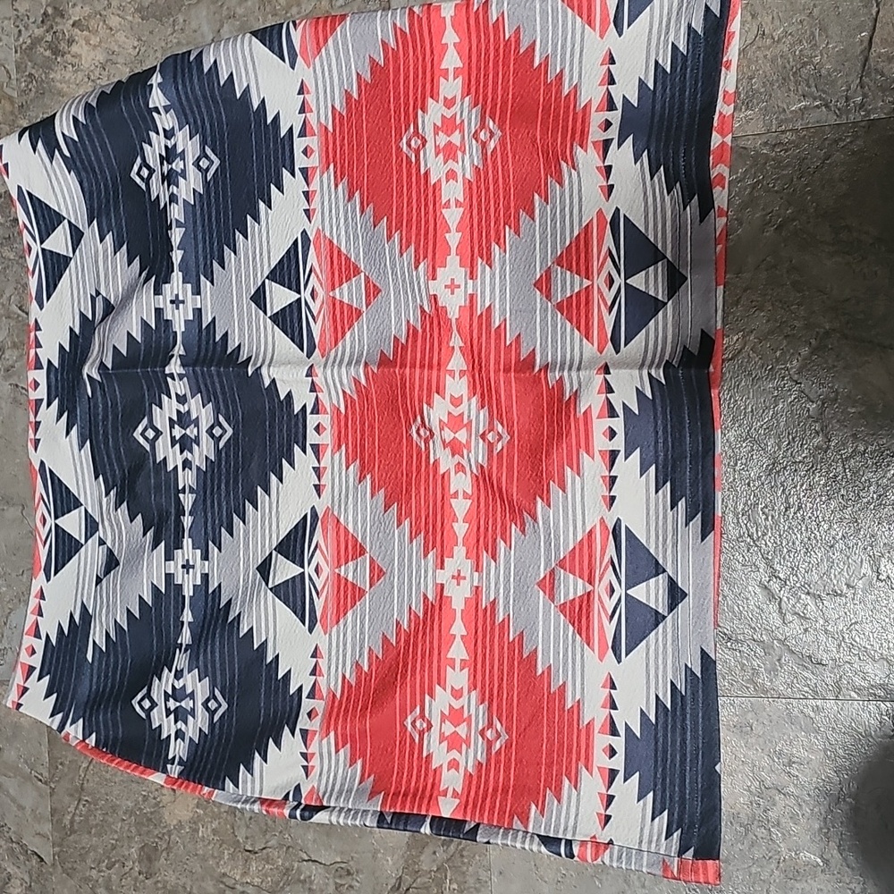 Crazy Train Mama Tried Aztec Print Skirt